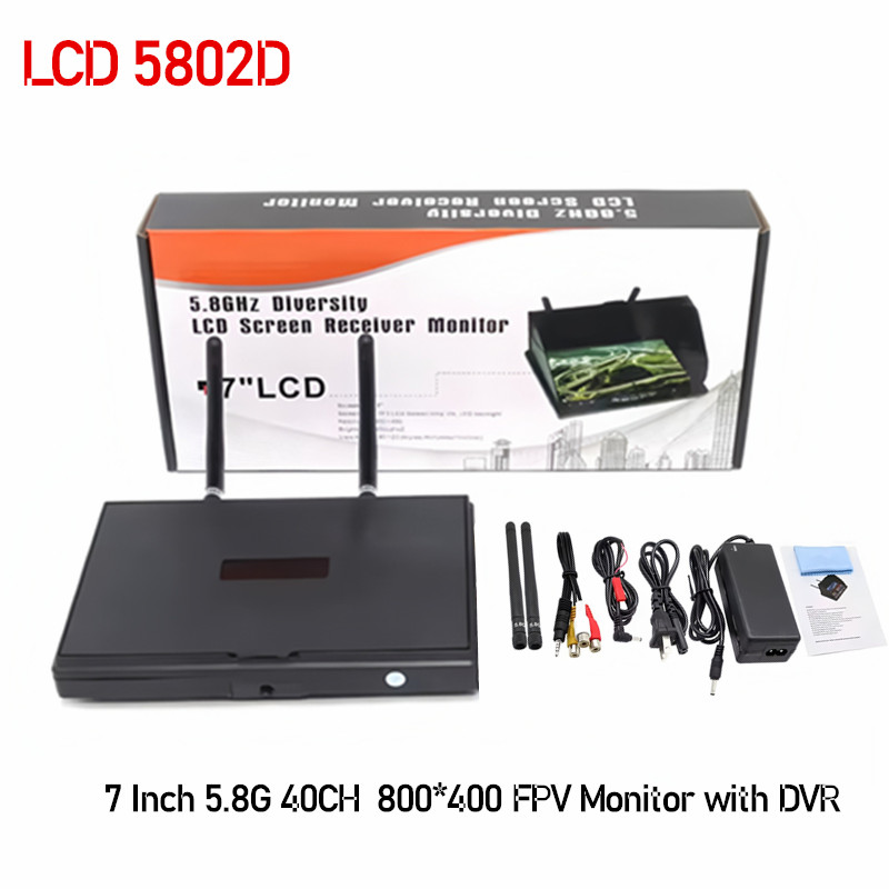 5.8GHz FPV DVR LS5802D, 7인치 LC - Drone Controller Screen 리뷰 및 가격